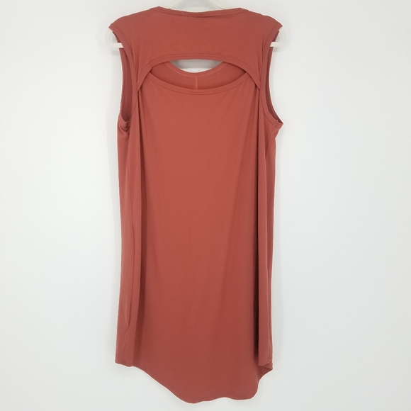 Bobeau Mauve Knit Back Cutout Daisy Dress - Picture 4 of 7